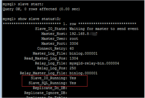 Mysql数据库主从同步（复制）热备份