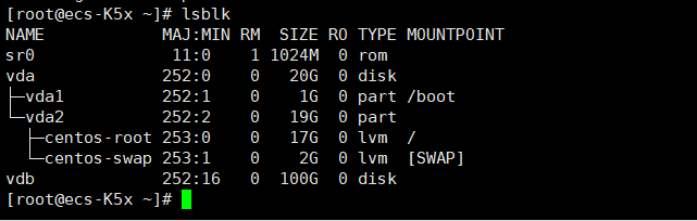 Centos7扩容分区 Lvm物理卷扩展主要分区大小，逻辑分卷管理器拓展让业务不暂停扩容存储空间