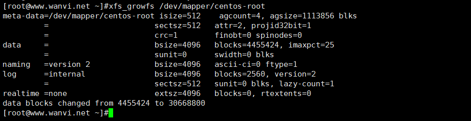 Centos7扩容分区 Lvm物理卷扩展主要分区大小，逻辑分卷管理器拓展让业务不暂停扩容存储空间