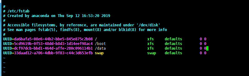 centos7硬盘分区、挂载和数据迁移